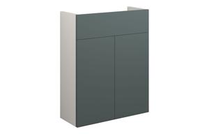 Eden 500mm Slim Basin Unit - Matt Green (Grey Cab)